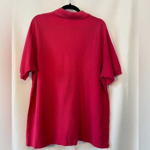 Lacoste Mens Fuschia Pink 100% Cotton Pique L. 12.22 Short Sleeve Polo Shirt XXL - Picture 17 of 17